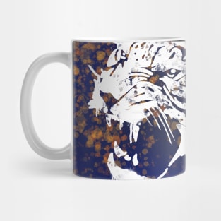 Tiger and flames Mug